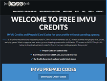 Tablet Screenshot of freeimvucredits.net